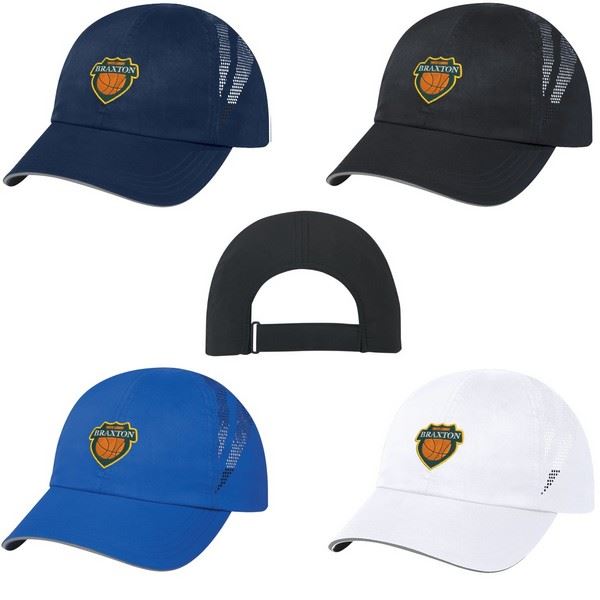 AH1084E Sports Performance Sandwich Cap With Embroidered Custom Imprint
